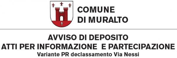 Avviso deposito atti Variante Pr declassamento Via Nessi 